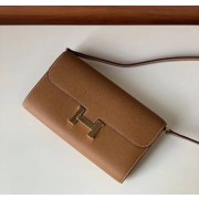Imitation Hermes Constance to go mini Bag H4088 brown HV03517RC38