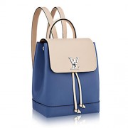 Imitation Louis Vuitton Soft Calf Leather Lockme Backpack M41817 Denim HV06933SU87