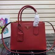 Knockoff AAAAA Prada Galleria Saffiano Leather Bag 1BA232 Red HV03608Jc39