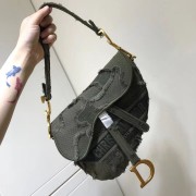 Knockoff DIOR GREEN SADDLE CAMOUFLAGE POUCH M0446C HV09903tp21