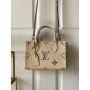 Knockoff Louis Vuitton Original Onthego small tote bag M45653 cream HV03883eF76