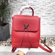 Louis Vuitton HOT SPRINGS Monogram Canvas Mini lockme knapsack 41815 red HV07507dN21