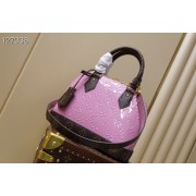 Louis Vuitton Monogram Vernis Alma BB Tote Bag M91606 pink HV11632Pf97
