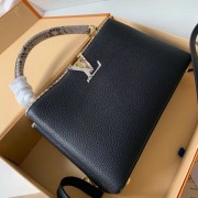 Louis Vuitton Original CAPUCINES PM M94586 Black HV09588MO84