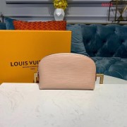 Louis vuitton original Epi Leather COSMETIC POUCH PM M52030 pink Rose Ballerine HV06921Ym74