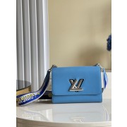 Louis Vuitton TWIST MM M57505 Bleuet Blue HV01054Sy67
