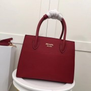 Prada Calf leather bag 1BA050 red&grey HV10415zd34