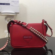 Prada Concept calf leather bag 1BD123 red HV06612fc78