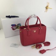 Prada Galleria Small Saffiano Leather Bag BN2316 red HV09802sY95