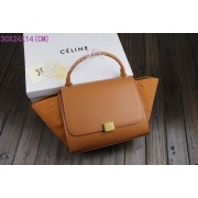Replica Celine Trapeze Bag Original Leather 3342-1 light coffee HV07895cK54