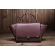 Replica Celine winter best-selling model original leather 3342 burgundy HV09401it96