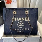 Replica Chanel 19SS Shopping bag A67001 royal blue HV09171BB13