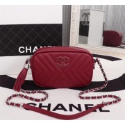 Replica Chanel Calfskin Camera Case bag A57617 red HV10473UD97
