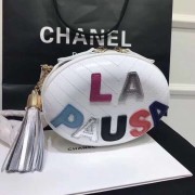 Replica Chanel evening bag Embroidered Lambskin & Gold-Tone Metal AS0204 white HV00672TN94