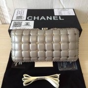 Replica Chanel Evening Clutch Bag Original Leather C8546 Grey HV11323Jw87