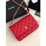 Replica Chanel Original Small classic Sheepskin flap bag AS33814 red HV00224rH96