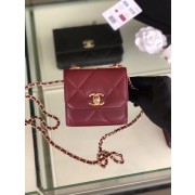 Replica Fashion Chanel flap bag Lambskin & Gold-Tone Metal 3797 Purplish HV01047HM85