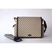 Replica Gucci GG Supreme diaper bag 495909 brown HV00695KG80