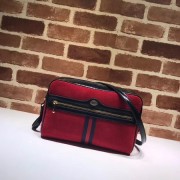 Replica Gucci ophidia leather supreme Shoulder Bag 517080 red HV00385sA83