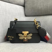 Replica Gucci Queen Margaret small shoulder bag 476542 black HV09875sA83