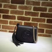 Replica Gucci Soho mini Shoulder Bag 323190 black HV03538UD97
