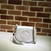 Replica Gucci Soho mini Shoulder Bag 323190 white HV09387TN94