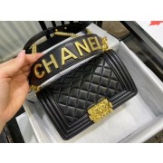 Small boy chanel handbag AS67085 black HV11812JD28
