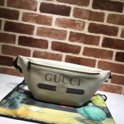 Top Gucci GG original leather waist pack 493869 creamy-white HV02630eo14