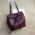 2015 Celine new model shopping bag 2208 burgundy&black HV04249nB26