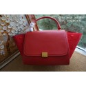 2015 Celine top quality plain weave with nubuck leather 6608 red HV05059vK93