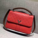 2017 louis vuitton original leather very one handle bag M42904 red HV04112pk20