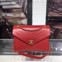 AAA Replica Chanel Flap Bag Calfskin & Gold-Tone Metal A57550 Burgundy HV00886cf50