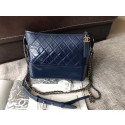 AAA Replica Chanel Gabrielle Original Calf leather Shoulder Bag A93842 blue HV09382VB75