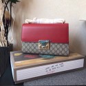 AAAAA Imitation Gucci Padlock Shoulder Bag 409486 red HV07695oT91