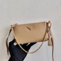 AAAAA Imitation Prada Saffiano leather mini shoulder bag 2BH171 apricot HV01036Sy67