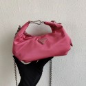 AAAAA Prada Re-Edition 2005 nylon shoulder bag 1BH172 pink HV06357aM93