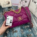 Best 1:1 Chanel 19 flap bag AS1160 AS1161 AS1162 purple HV03914eT55