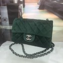 Best Chanel 2.55 Series Classic Flap Bag velvet CFC1117 green HV07416kr25