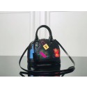 Best Louis Vuitton original Epi Leather ALMA BB M52481 black HV11395Ml87