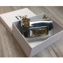 Best MINI Jadior flap bag metallic mirror calfskin M9002 silver HV00161kr25