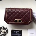 Best Quality Chanel 33816 Mini Shoulder Bag wine HV06318xb51