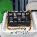 Bottega Veneta THE CHAIN CASSETTE Expedited Delivery 631421 black HV02116gN72