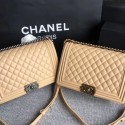 Boy Chanel Flap Bag Original Sheepskin Leather 67088 apricot HV10936Ym74