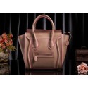 Celine Luggage Tote Bag Original Leather 3308 Light Pink HV02374KX86