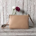 Celine Original Leather Shoulder Bag 55420 Apricot HV10680FT35