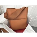 Celine Seau Sangle Original Calfskin Leather Shoulder Bag 3369 brown HV01691Is53