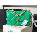 Chanel 19 flap bag AS1161 green HV00472Gm74