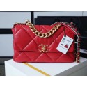 Chanel 19 flap bag AS1161 red HV02144Jz48