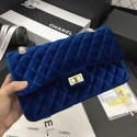 Chanel 2.55 Series Classic Flap Bag CFB1112 blue HV11501Is53