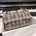 Chanel 2.55 Series Flap Bag Original Fabric A1112 Gray HV00015DV39